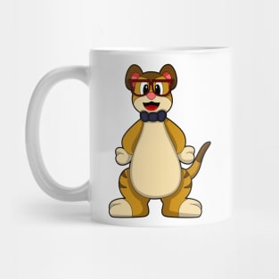 Meerkat with Tie & Glasses Mug